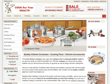 Tablet Screenshot of cookforyourhealth.com